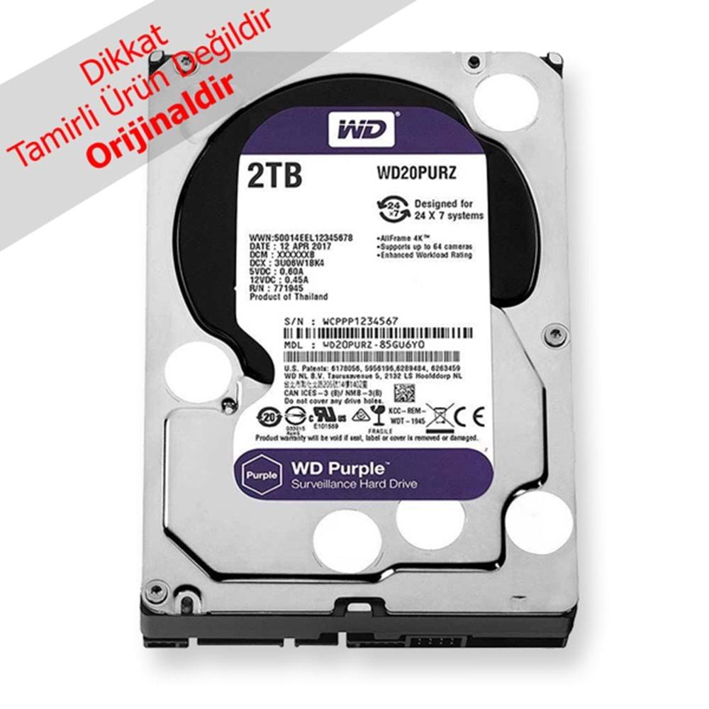 Western Digital, 2Tb, Purple, Hard Disk