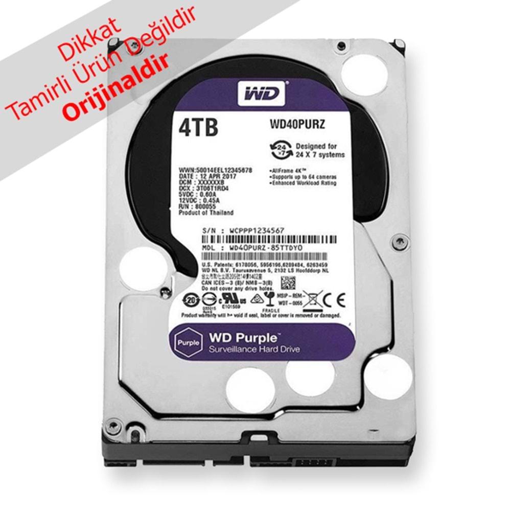 Western Digital, 4Tb, Purple, Hard Disk