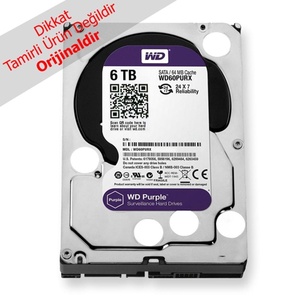 Western Digital, 6Tb, Purple, Hard Disk