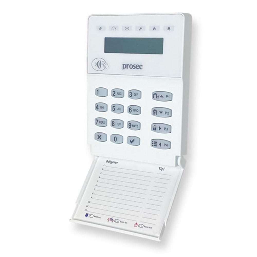 Prosec, Tuş Takımı (Keypad), Kart Okuyuculu, LCD Ekranlı