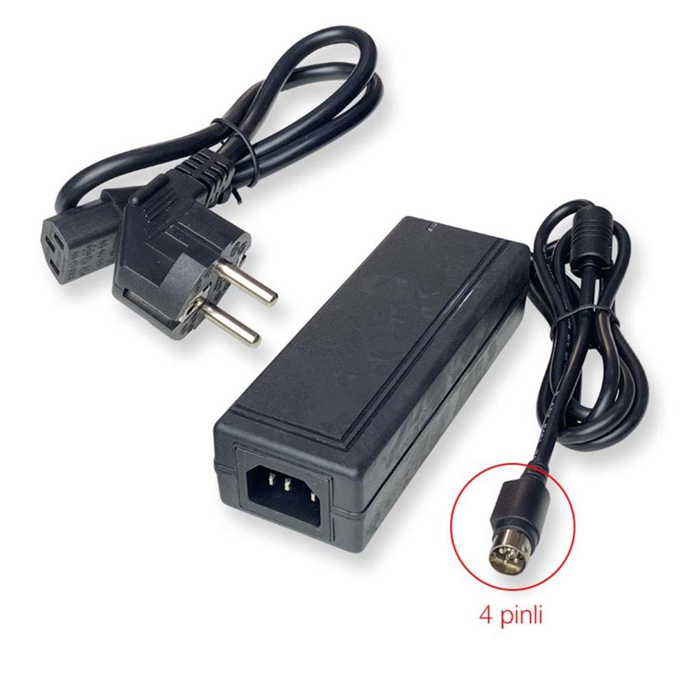 Adaptör, 4 pinli, DC12V-5A