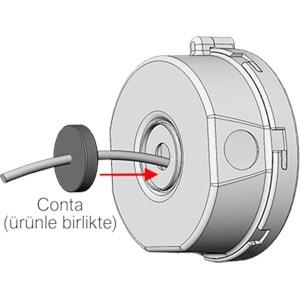 AlteBox-Click 120mm, Kanal Giriş, Beyaz Kamera Buatı